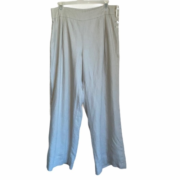 Jones New York Signature Linen Pants - Picture 2 of 11